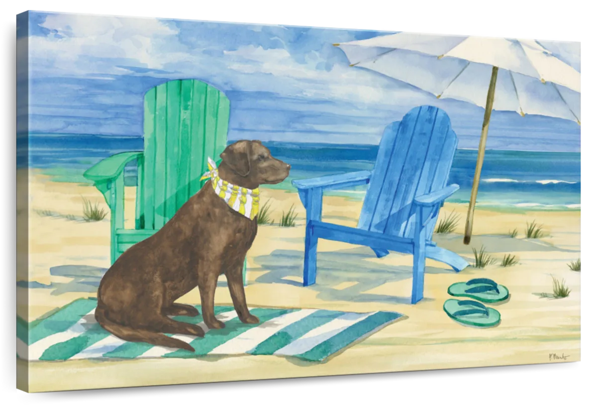 Frendorf | Grayton Beach Hund Wandkunst