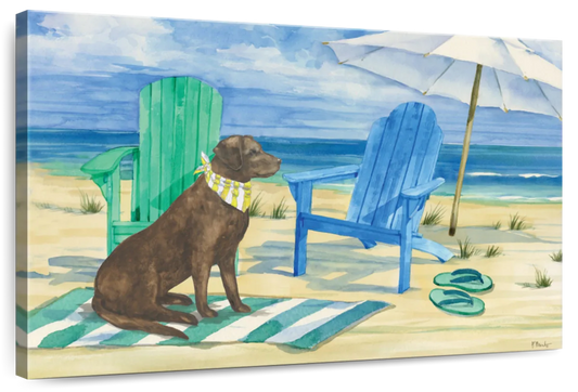 Frendorf | Grayton Beach Hund Wandkunst