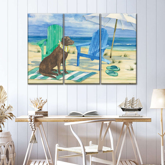 Frendorf | Grayton Beach Hund Wandkunst