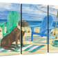 Frendorf | Grayton Beach Hund Wandkunst