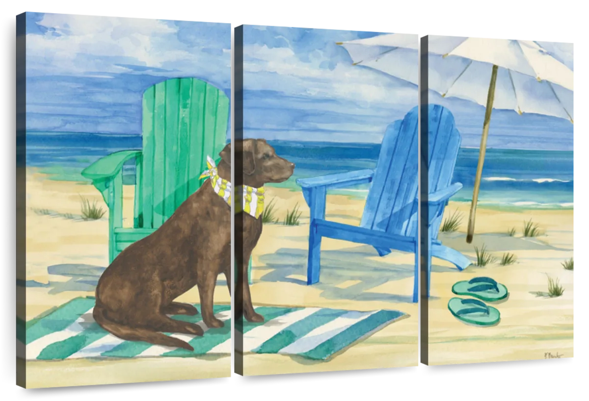 Frendorf | Grayton Beach Hund Wandkunst