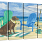 Frendorf | Grayton Beach Hund Wandkunst