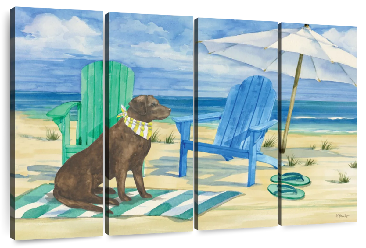 Frendorf | Grayton Beach Hund Wandkunst