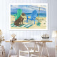 Frendorf | Grayton Beach Hund Wandkunst