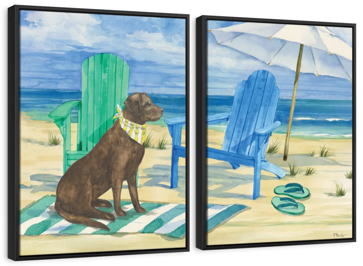 Frendorf | Grayton Beach Hund Wandkunst