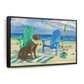 Frendorf | Grayton Beach Hund Wandkunst