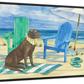 Frendorf | Grayton Beach Hund Wandkunst
