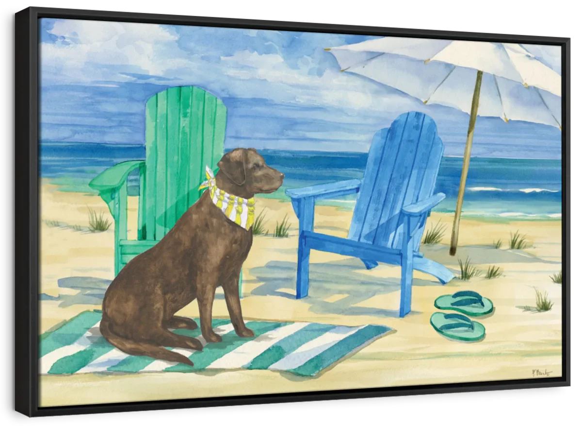 Frendorf | Grayton Beach Hund Wandkunst