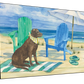 Frendorf | Grayton Beach Hund Wandkunst
