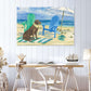 Frendorf | Grayton Beach Hund Wandkunst