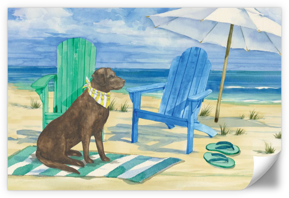 Frendorf | Grayton Beach Hund Wandkunst