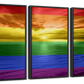 Frendorf | Ein Regenbogen Sonnenuntergang Wandkunst
