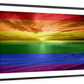 Frendorf | Ein Regenbogen Sonnenuntergang Wandkunst