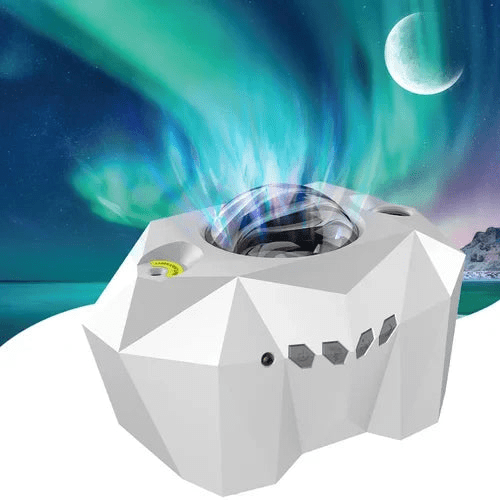 Frendorf | Aurora Moon Projektor mit Musik Bluetooth Lautsprecher