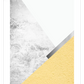 Frendorf | Gelbe und graue Berge I Wandkunst