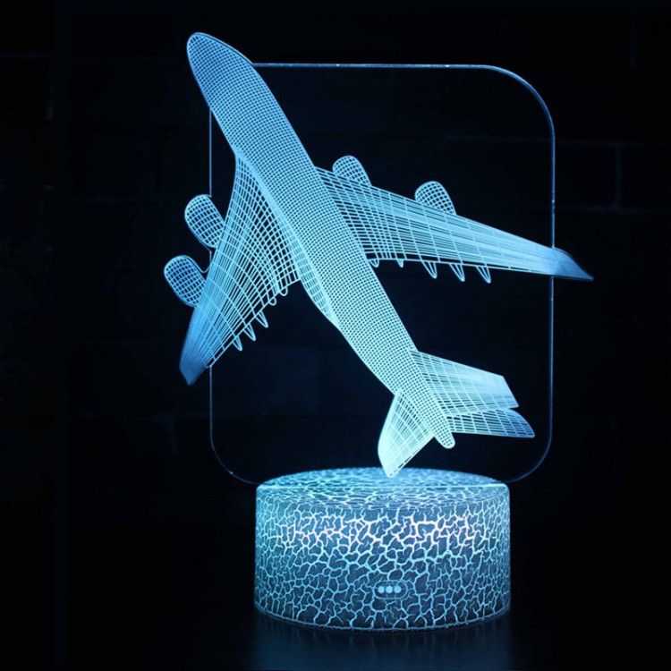 3D Lampe Linienflugzeug Quad-Triebwerk 1