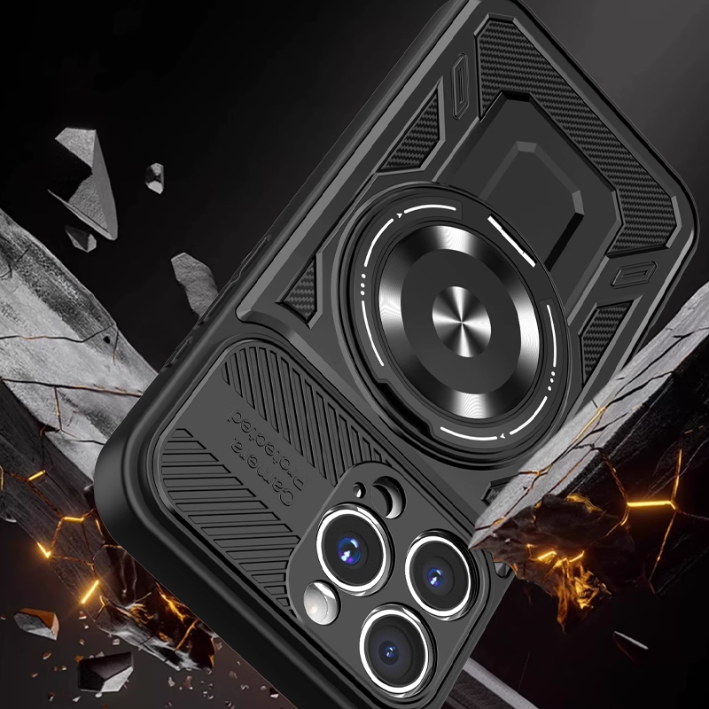 Frendorf | ArmorEdge Taktische MagStand Hülle – Militärischer Schutz & Magnetisches Laden bereit