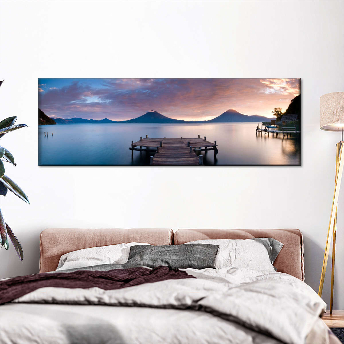 Frendorf | Jetty In Lake Atitlan Santa Cruz La Laguna Wandkunst