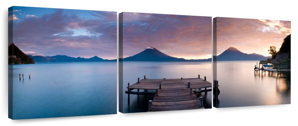 Frendorf | Jetty In Lake Atitlan Santa Cruz La Laguna Wandkunst