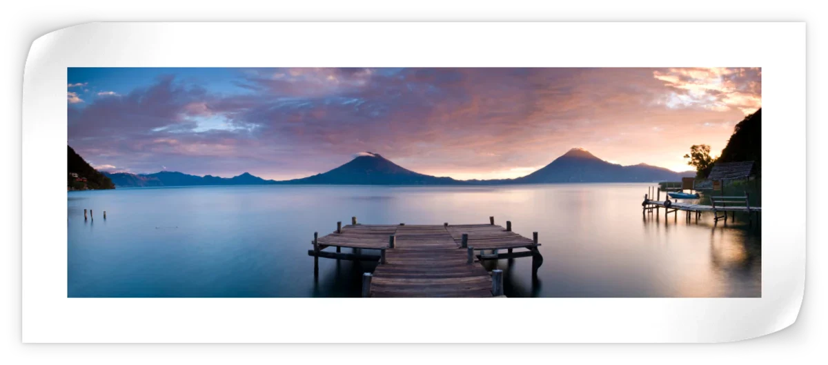 Frendorf | Jetty In Lake Atitlan Santa Cruz La Laguna Wandkunst
