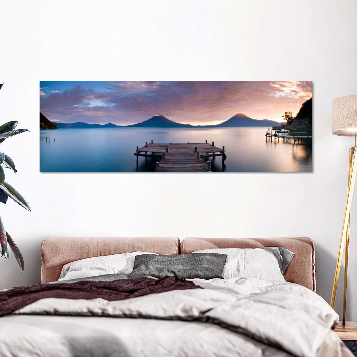 Frendorf | Jetty In Lake Atitlan Santa Cruz La Laguna Wandkunst