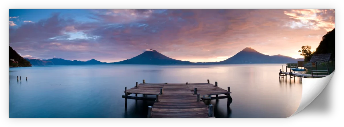 Frendorf | Jetty In Lake Atitlan Santa Cruz La Laguna Wandkunst