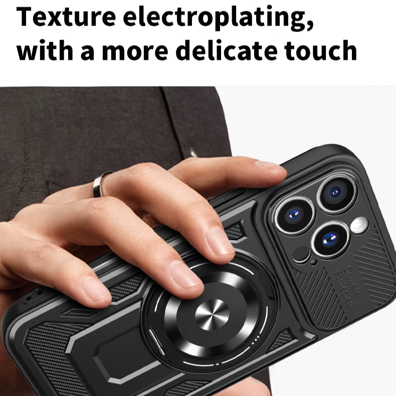 Frendorf | ArmorEdge Taktische MagStand Hülle – Militärischer Schutz & Magnetisches Laden bereit