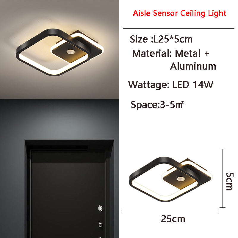 Frendorf | MotionGlide PIR-Bewegungssensor LED Deckenleuchte | Intelligente Beleuchtung | Energieeffizient | Perfekt für Flur & Badezimmer