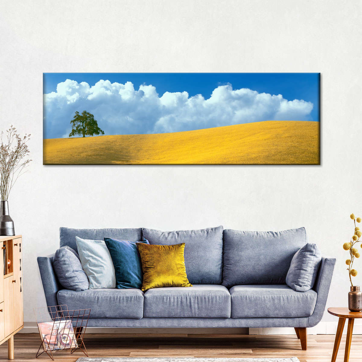Frendorf | Lone Oak Tree At Hillside In Paso Robles Wandkunst
