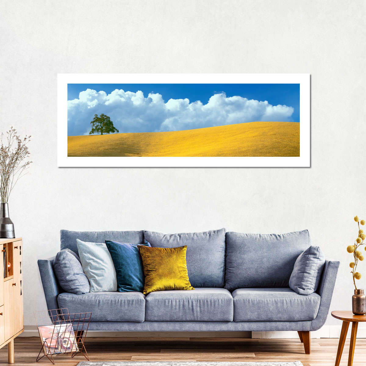 Frendorf | Lone Oak Tree At Hillside In Paso Robles Wandkunst