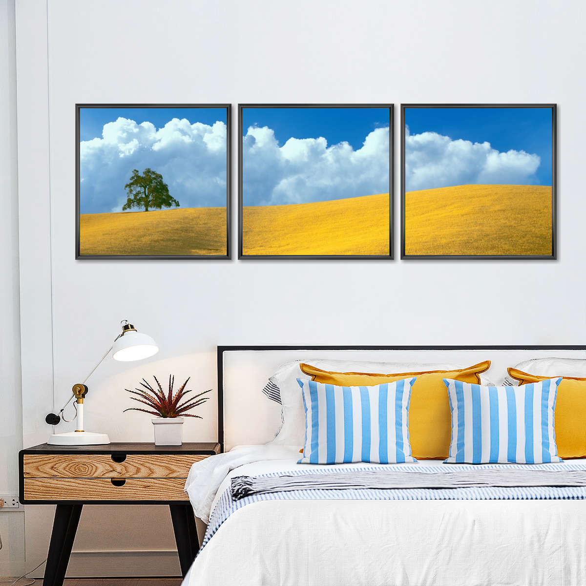 Frendorf | Lone Oak Tree At Hillside In Paso Robles Wandkunst