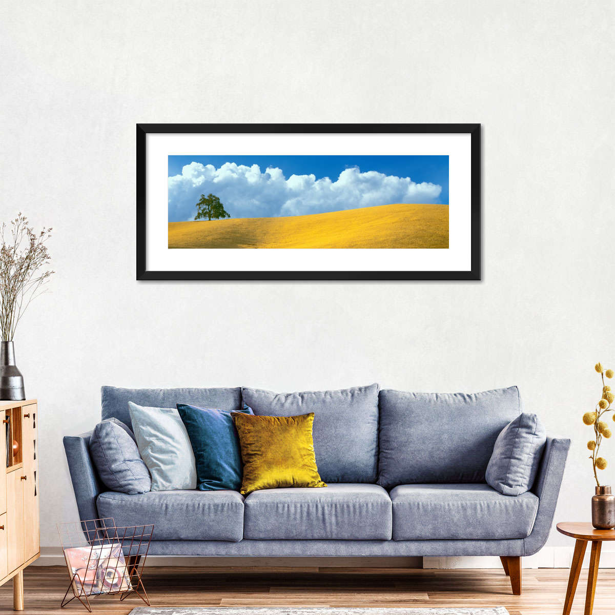 Frendorf | Lone Oak Tree At Hillside In Paso Robles Wandkunst