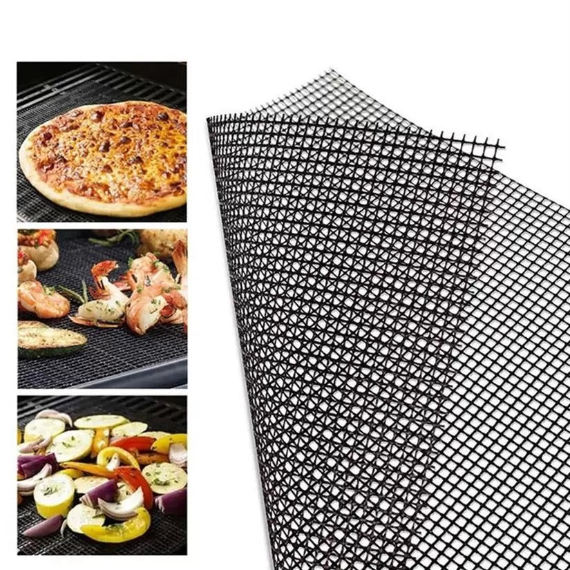 Frendorf | Teflon Antihaft BBQ Grill Mesh Matte für wiederverwendbare Reinigung