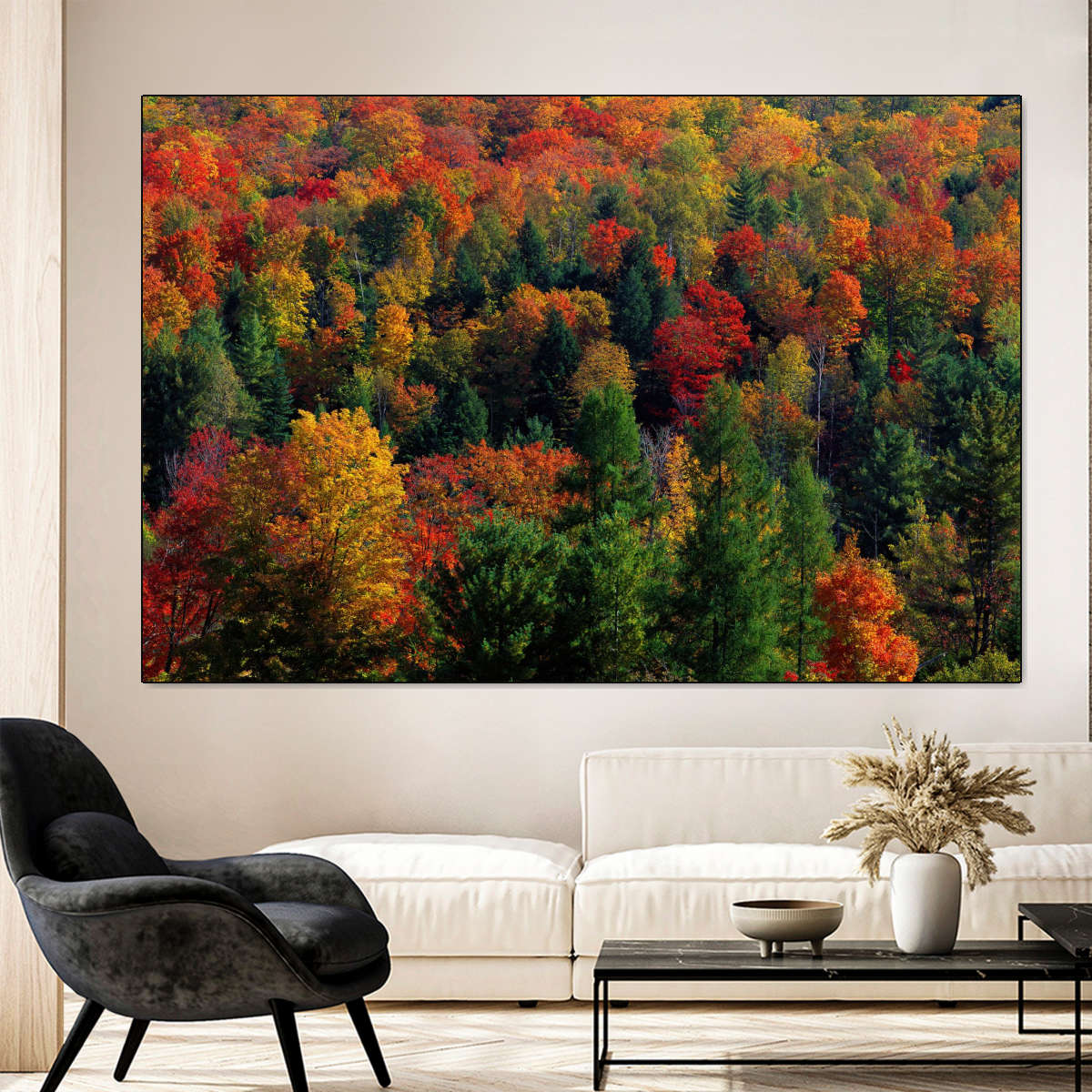 Frendorf | Herbstblätter in Vermont USA Wandkunst