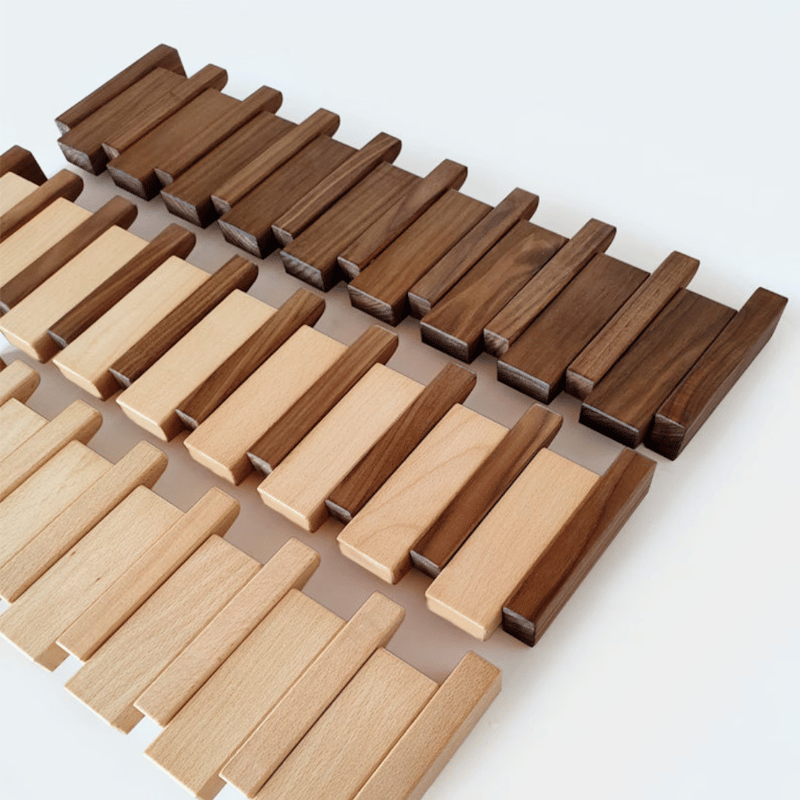 Garderobe - PianoWood - Handgemachtes Design - 5-13 Haken