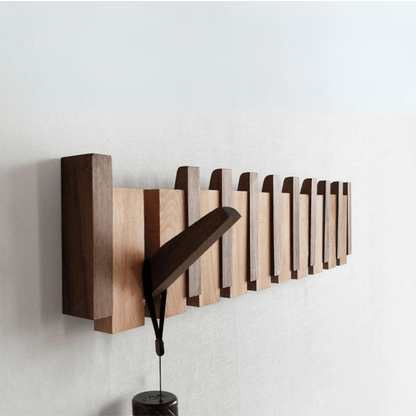 Garderobe - PianoWood - Handgemachtes Design - 5-13 Haken