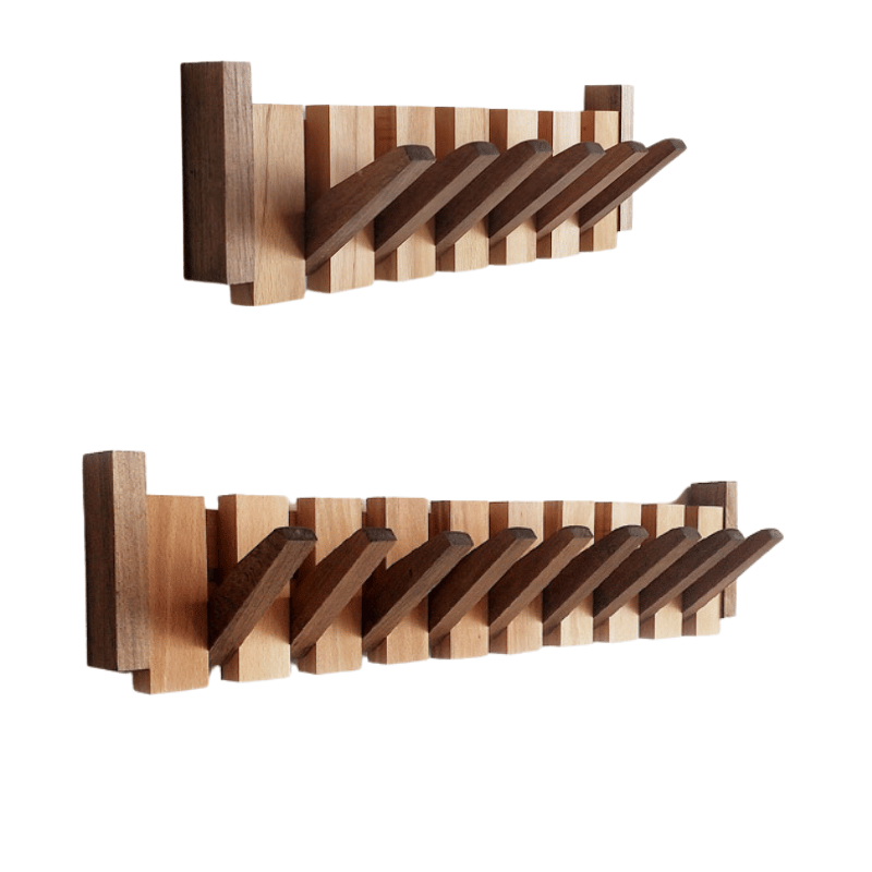 Garderobe - PianoWood - Handgemachtes Design - 5-13 Haken