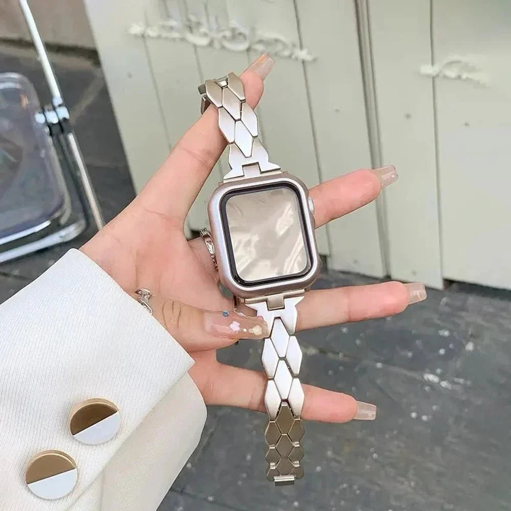 Frendorf | RadiantGem Edelstahl Damen Armband Uhr