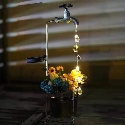Frendorf | GlowDrops – Solarbetriebene Wasserhahn Gartenlampen