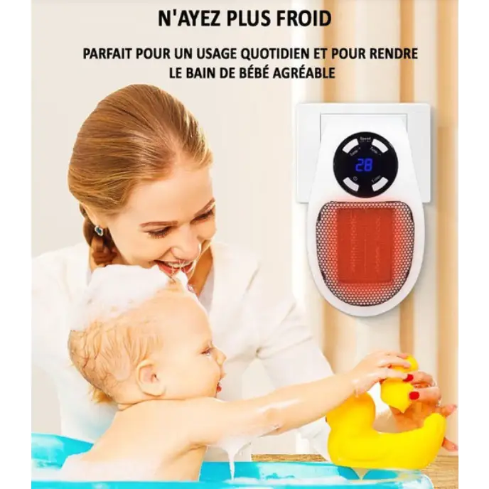 Ultra-kompakter Keramik-Heizlüfter HeatCompact