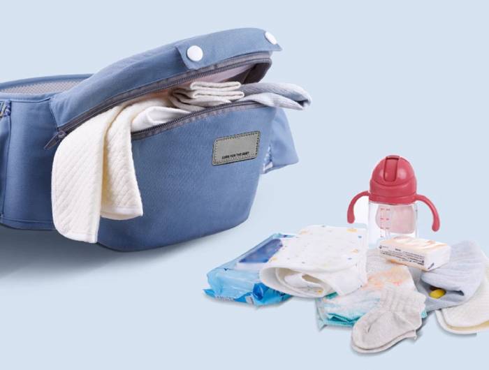 Frendorf | 3-in-1 Ergonomischer Babytrage mit Aufbewahrungstasche – Weiche Baumwolle vom Neugeborenen bis zum Kleinkind Trage