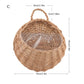 Frendorf | RattaBloom Wand-Pflanzgefäß aus Rattan | Hängender Pflanzenhalter | Dekoratives Garten-Accessoire