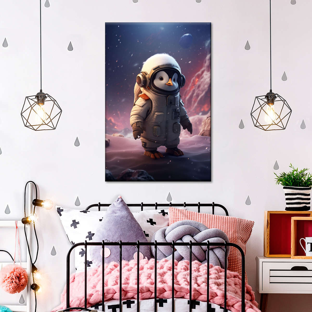 Frendorf | Explorer Pinguin Wandkunst