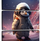 Frendorf | Explorer Pinguin Wandkunst