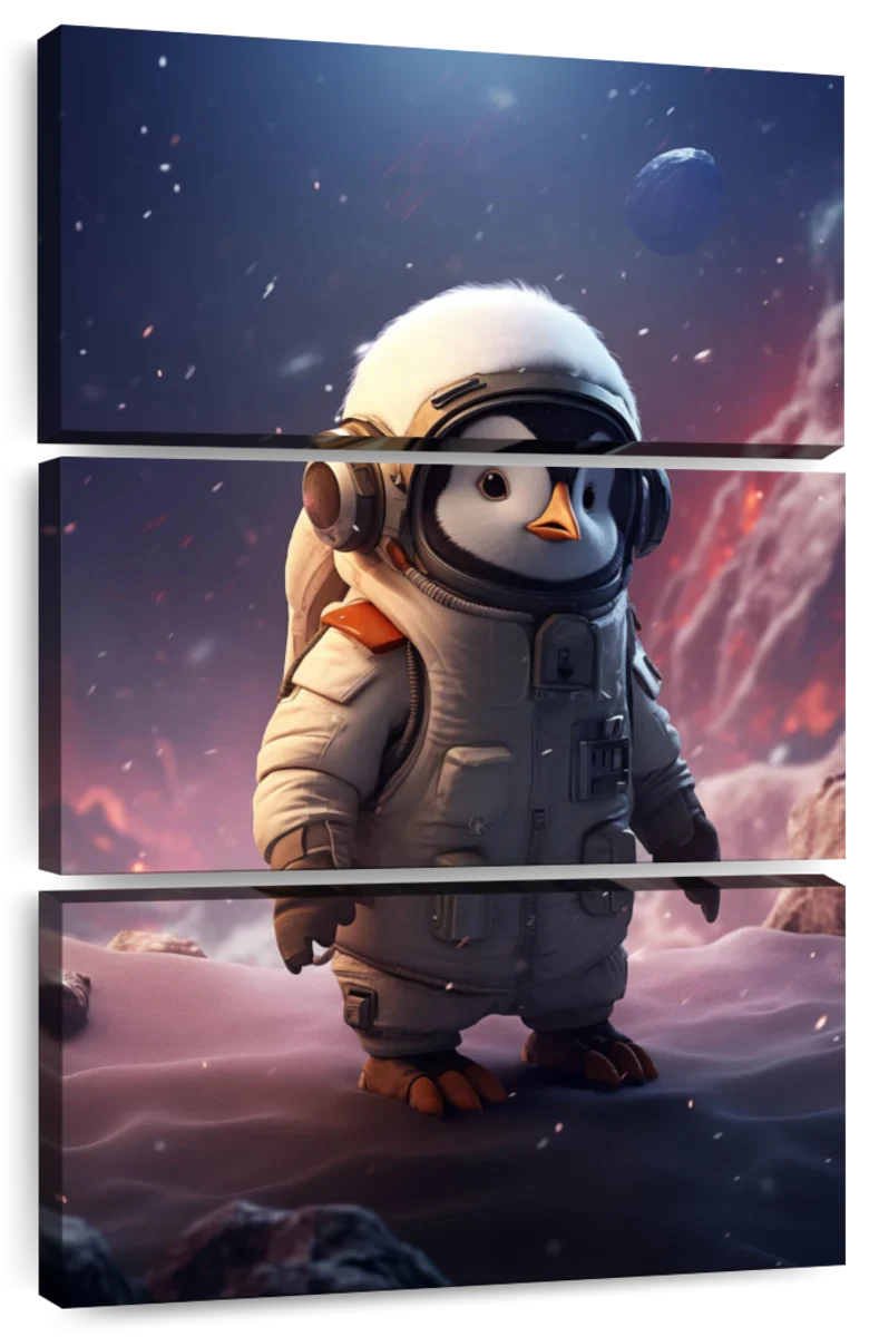 Frendorf | Explorer Pinguin Wandkunst