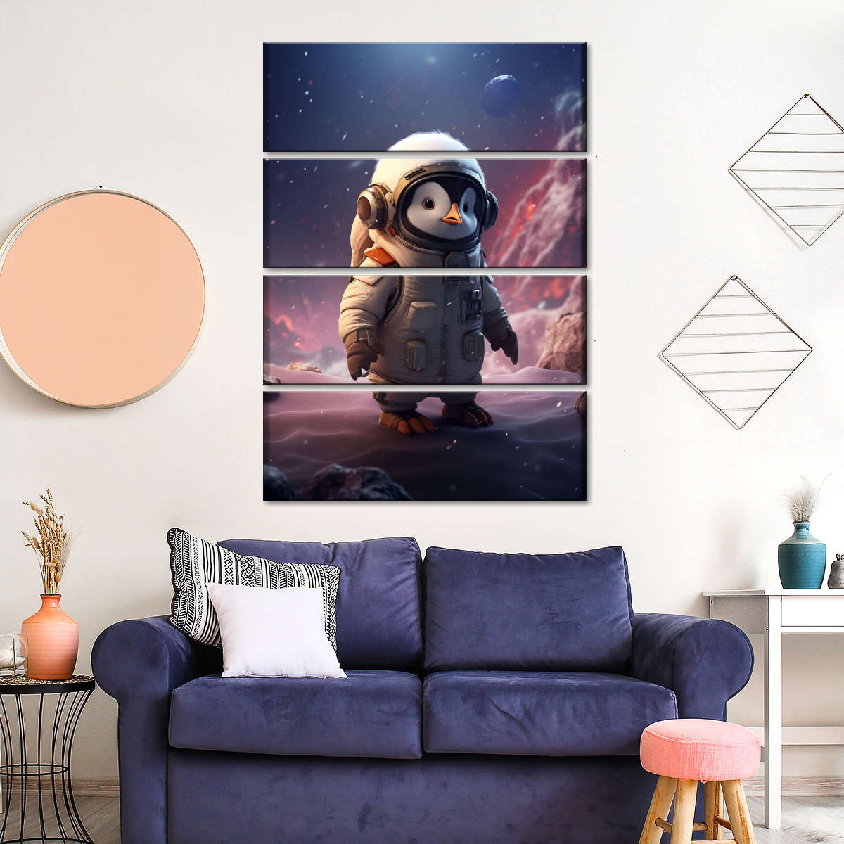 Frendorf | Explorer Pinguin Wandkunst