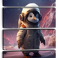 Frendorf | Explorer Pinguin Wandkunst