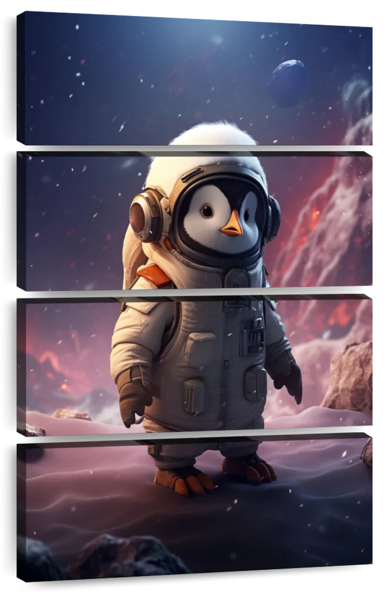 Frendorf | Explorer Pinguin Wandkunst