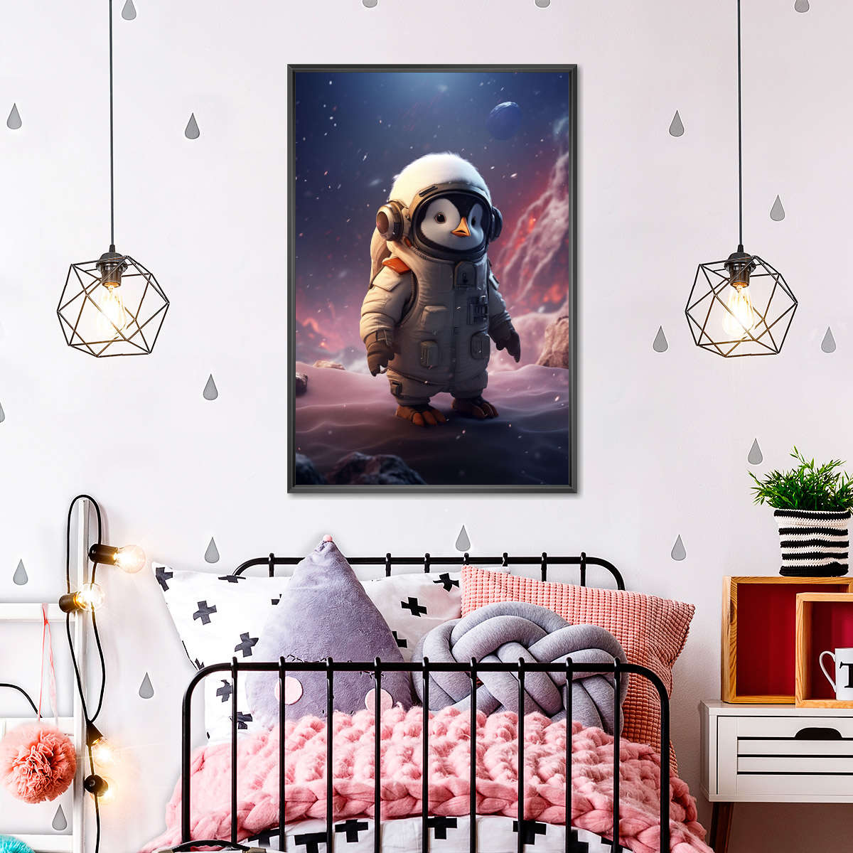Frendorf | Explorer Pinguin Wandkunst