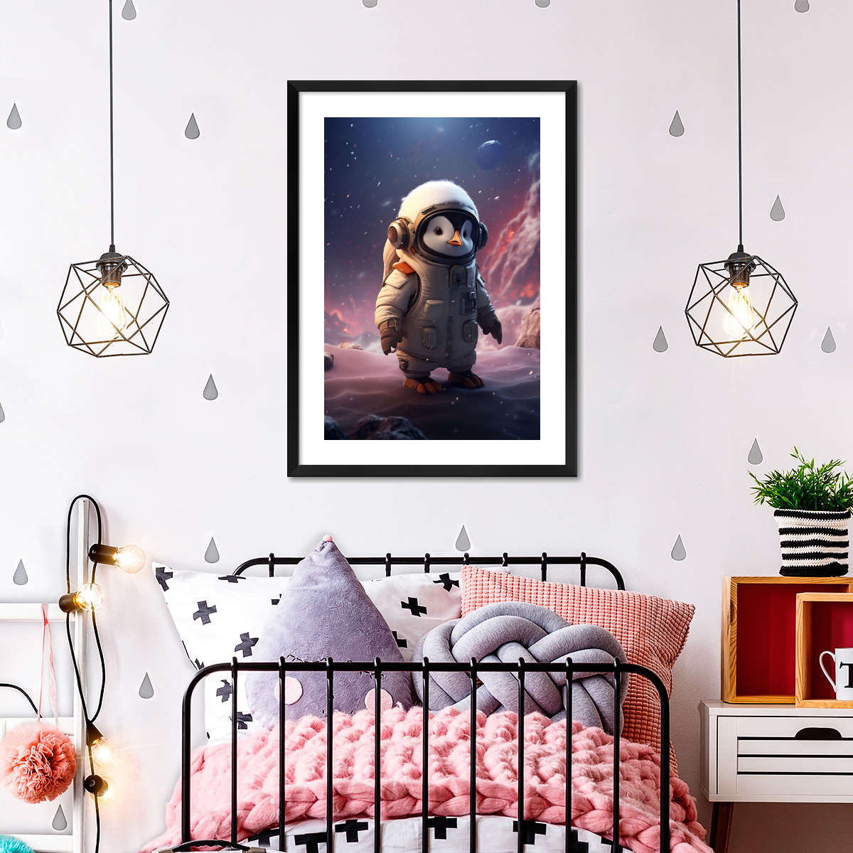 Frendorf | Explorer Pinguin Wandkunst